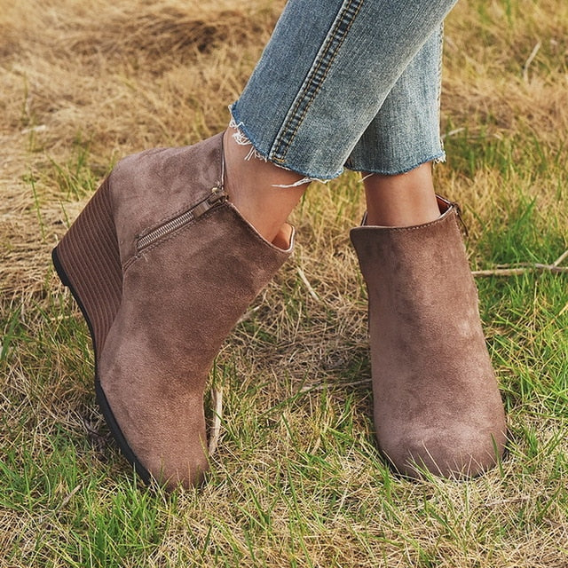 Leopard Ankle Pointed Toe Booties