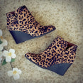 Leopard Ankle Pointed Toe Booties