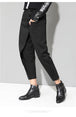 Casual Elastic Waist Button Harem Pants