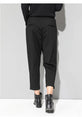 Casual Elastic Waist Button Harem Pants