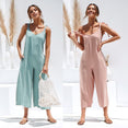 Casual Loose Linen Cotton Jumpsuit