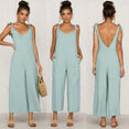 Casual Loose Linen Cotton Jumpsuit