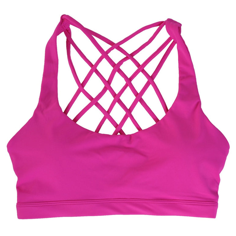 Push Up Fitness Sports Bra