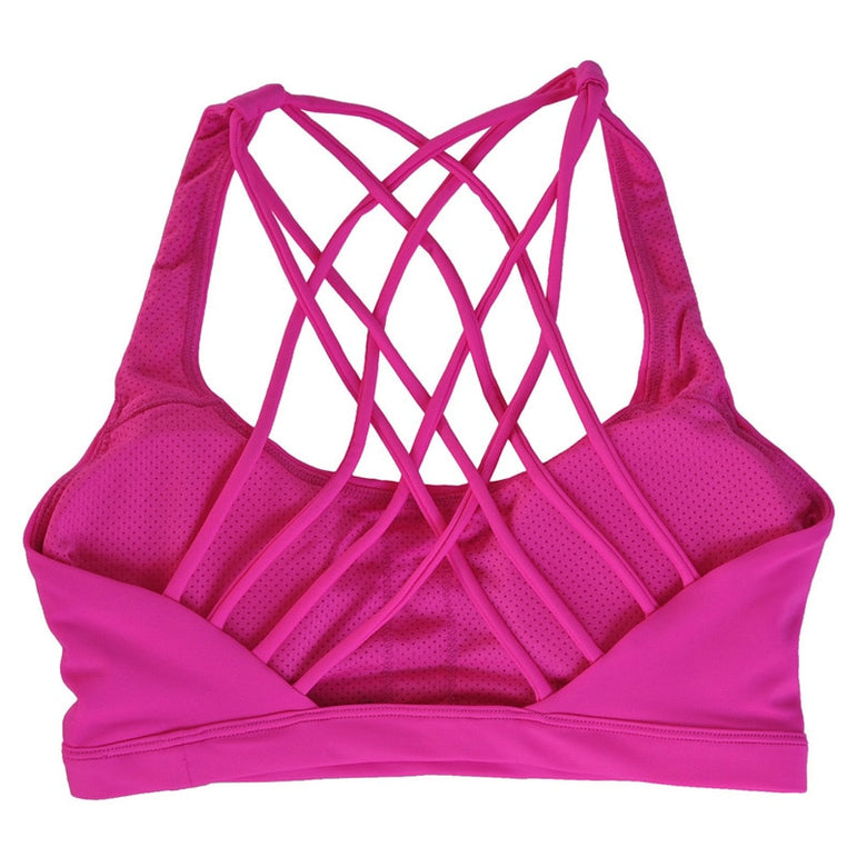 Push Up Fitness Sports Bra