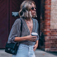 Sexy Half Sleeve Bow Tie Blouse