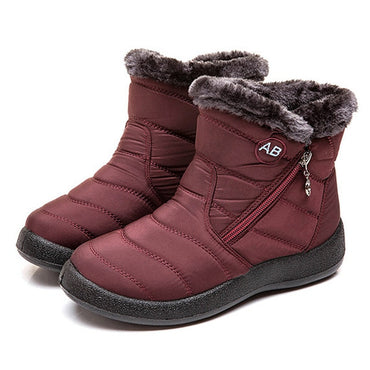 Waterproof Snow Plush Warm Ankle Boots