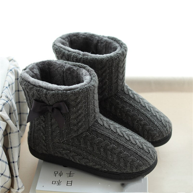 Cotton Padded Short Plush Boots