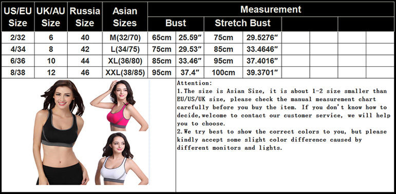 Sexy women Compression Sport Bra top