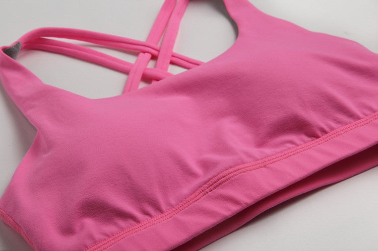 Sexy Mermaid Curve Cross Shockproof Sports Bras