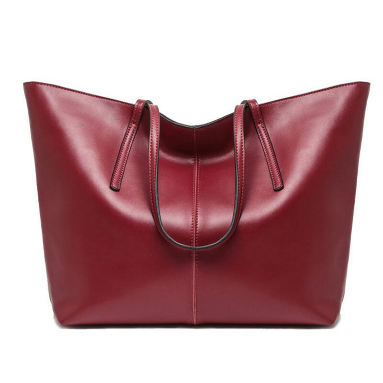 Leather Tote Genuine Shoulder Handbags