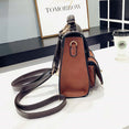 Leather Women Vintage Preppy Style Backpack