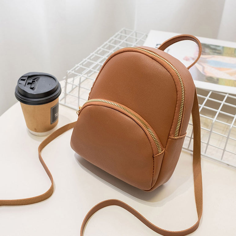 Leather Shoulder Multi Function mochila Backpack