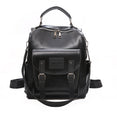 Leather Vintage Shoulder Mochila Backpack