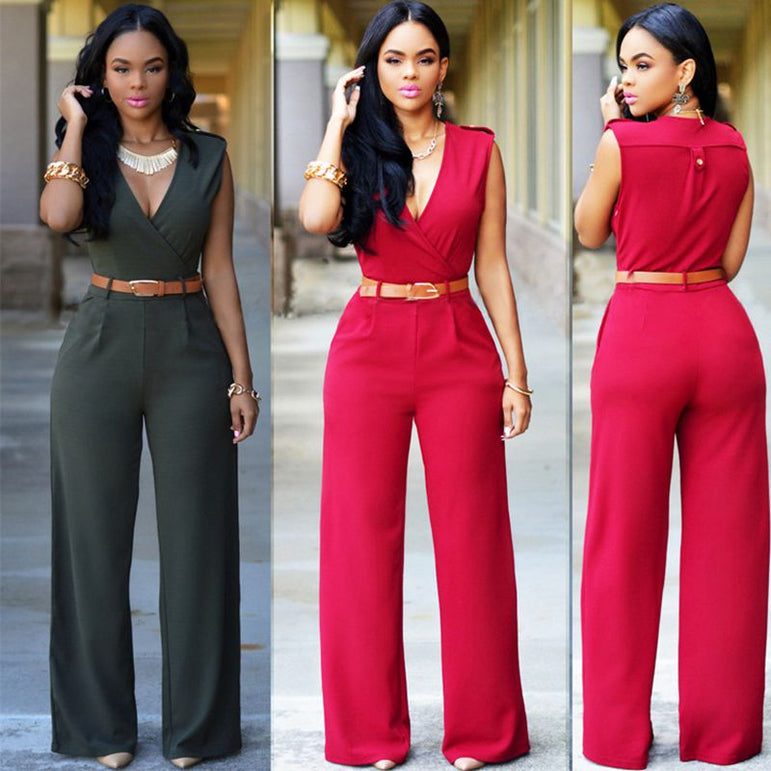 Casual Rompers High Waist jumpsuit