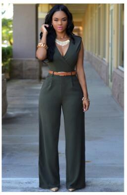 Casual Rompers High Waist jumpsuit