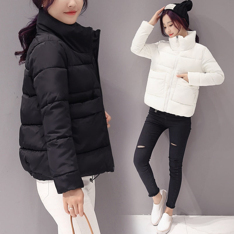 Short Style Cotton padded Parkas Coat Jacket