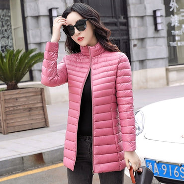 Slim Hooded Cotton Winter Women Jacket