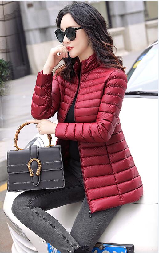 Slim Hooded Cotton Winter Women Jacket