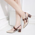 Shallow Mouth pointed Hollow Coarse sandals