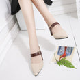 Shallow Mouth pointed Hollow Coarse sandals