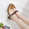 Shallow Mouth pointed Hollow Coarse sandals