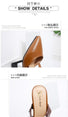 Shallow Mouth pointed Hollow Coarse sandals