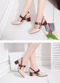 Shallow Mouth pointed Hollow Coarse sandals