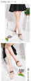 Shallow Mouth pointed Hollow Coarse sandals