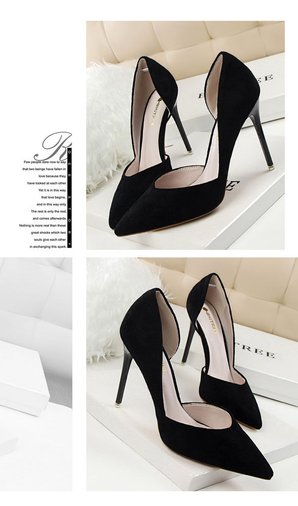 Stiletto Women Pumps Shallow Hollow High Heels