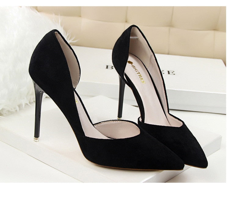 Stiletto Women Pumps Shallow Hollow High Heels