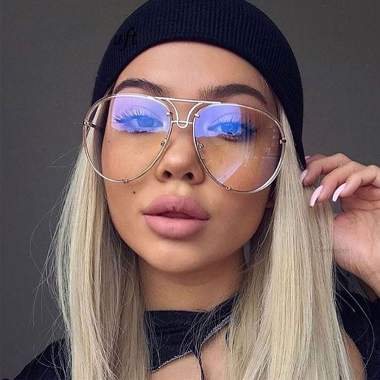 Luxury Pilot Cool Mirror Vintage Sunglasses