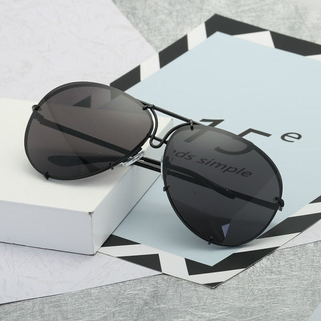 Luxury Pilot Cool Mirror Vintage Sunglasses