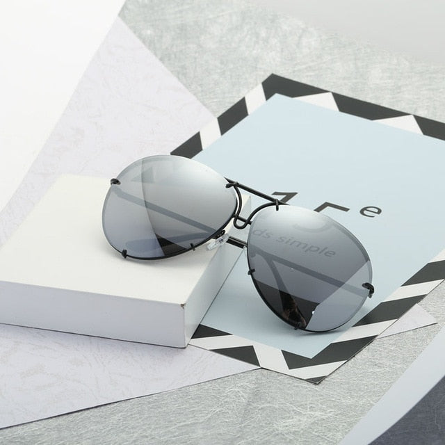 Luxury Pilot Cool Mirror Vintage Sunglasses