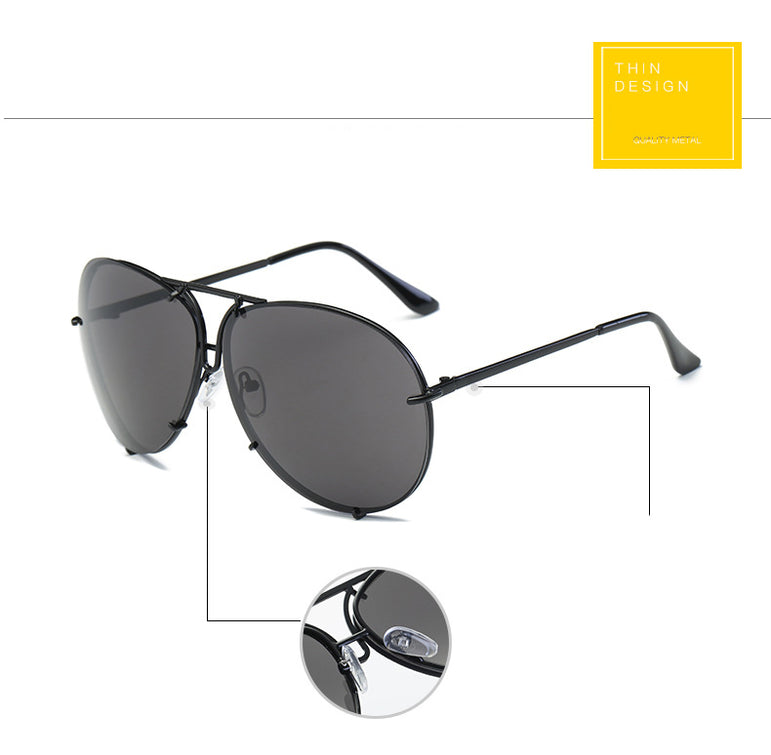 Luxury Pilot Cool Mirror Vintage Sunglasses