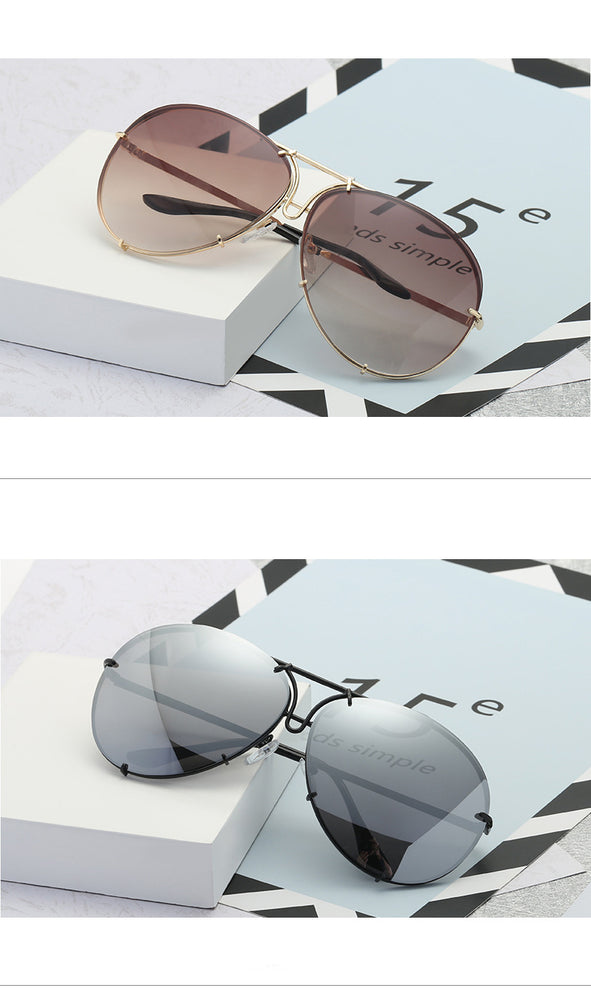 Luxury Pilot Cool Mirror Vintage Sunglasses