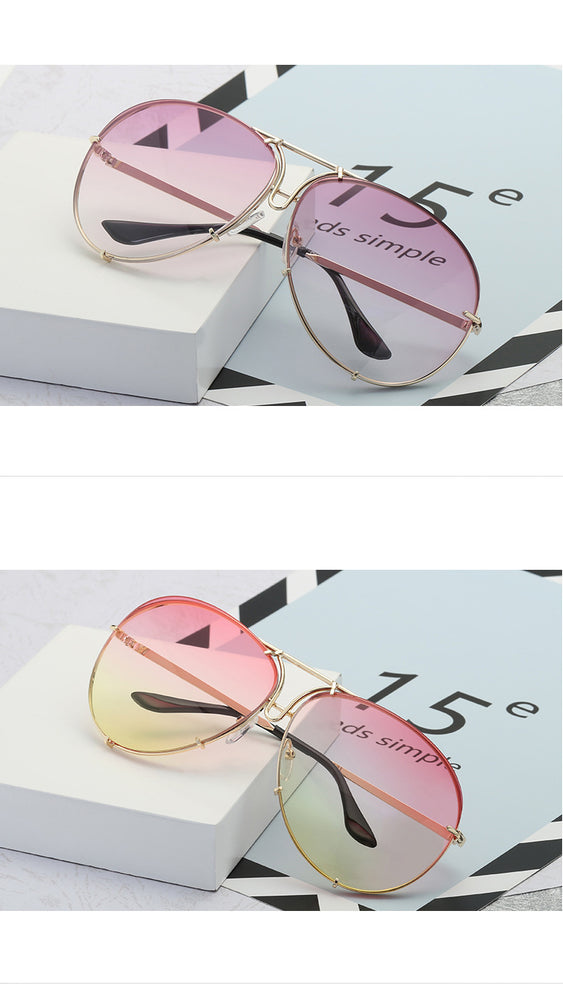 Luxury Pilot Cool Mirror Vintage Sunglasses