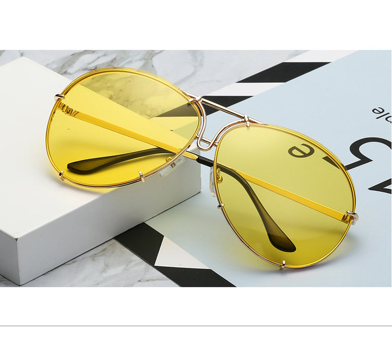 Luxury Pilot Cool Mirror Vintage Sunglasses