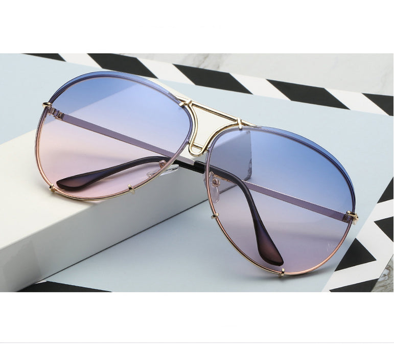 Luxury Pilot Cool Mirror Vintage Sunglasses
