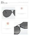 Luxury Pilot Cool Mirror Vintage Sunglasses