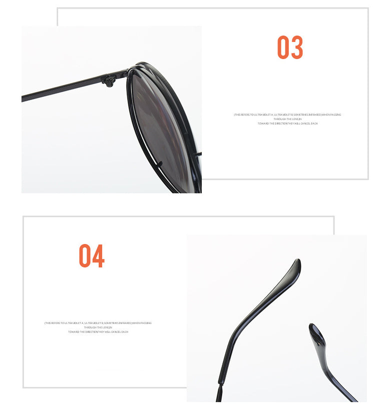 Luxury Pilot Cool Mirror Vintage Sunglasses