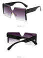 Square Oversized Rimless Sunglasses