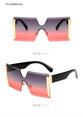 Square Oversized Rimless Sunglasses