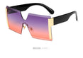 Square Oversized Rimless Sunglasses