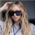 Rimless Square Vintage Ovesized Sunglasses