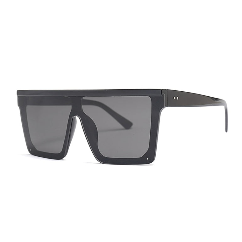 Rimless Square Vintage Ovesized Sunglasses