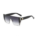 Rimless Square Vintage Ovesized Sunglasses