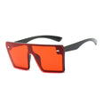 Rimless Square Vintage Ovesized Sunglasses