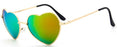 Rimless LOVE Heart Shaped Sunglasses