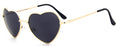 Rimless LOVE Heart Shaped Sunglasses