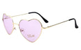 Rimless LOVE Heart Shaped Sunglasses